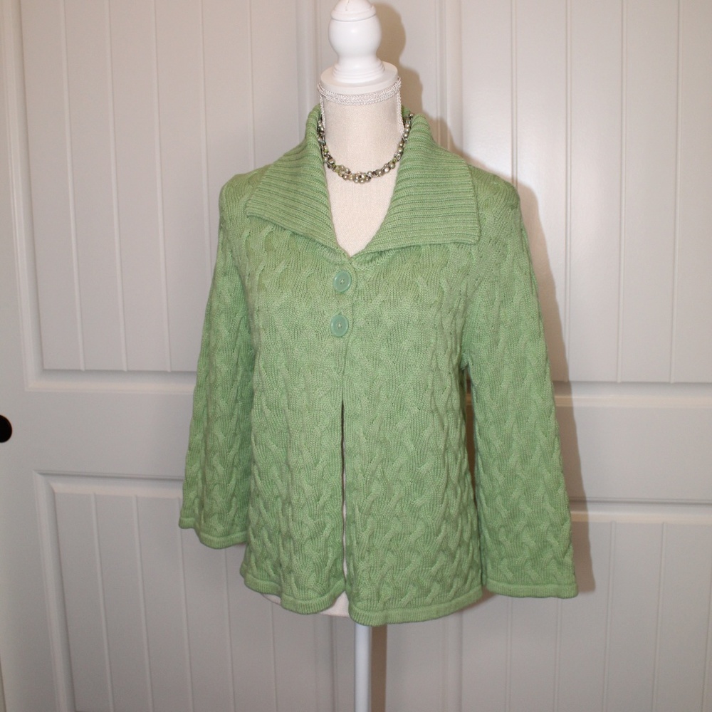 Cute Long Sleeve Double Button Cardigan Sweater